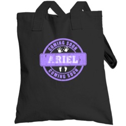 Ariel Coming Soon Cute Maternity Totebag