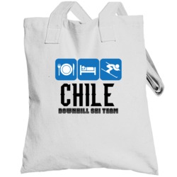Chile Downhill Ski Team Winter Olympic Totebag