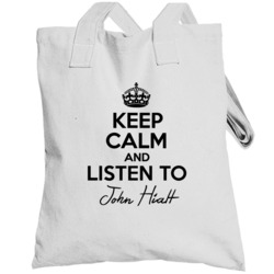 Keep Calm And Listen To John Hiatt Music Totebag