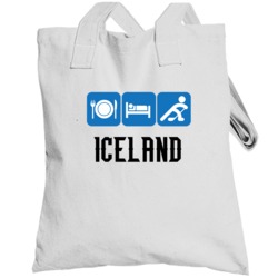Iceland Hockey Team Sochi Olympics Totebag