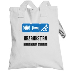 Kazakhstan Hockey Team Winter Olympic Totebag