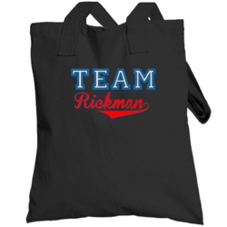 Team Rickman Custom Graphic Sports Last Name Family Reunion Totebag