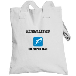 Azerbaijan Ski Jumping Team Sochi Winter Olympics Totebag