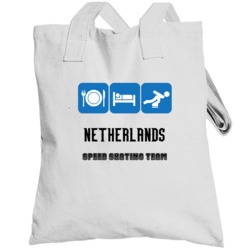 Netherlands Speed Skating Team Winter Olympic Totebag