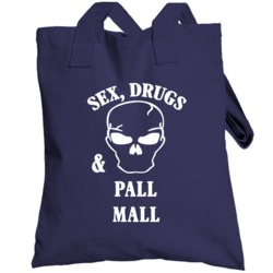 Pall Mall Fun Drugs And Sports Skull Totebag