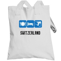 Switzerland Slalom Ski Team Sochi Olympics Totebag