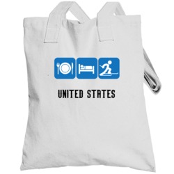 United States Cross Country Ski Team Sochi Olympics Totebag