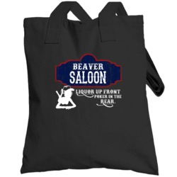 Beaver Saloon First Name Totebag