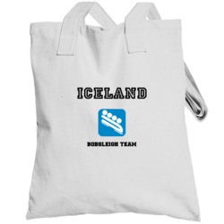 Iceland Bobsleigh Team Winter Sochi Olympics Totebag