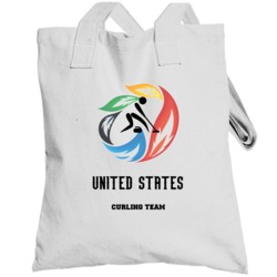 United States Curling Team Winter Olympics Sochi Totebag