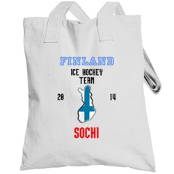 Finland Ice Hockey Team 2014 Sochi Totebag