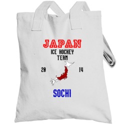 Japan Ice Hockey Team 2014 Sochi Totebag