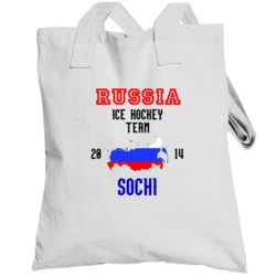 Russia Ice Hockey Team 2014 Sochi Totebag