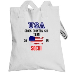 United States Usa Cross Country Skiing Team 2014 Sochi Totebag