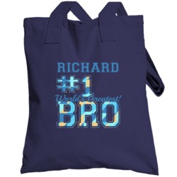 Number One Greatest Brother Richard Sibling Name Totebag