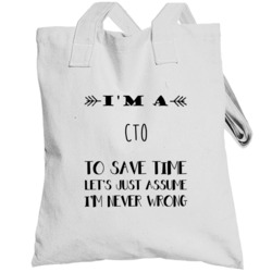 Im A Cto To Save Time Job Totebag