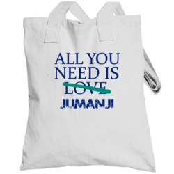 All You Need Is Jumanji  Alcohol Totebag