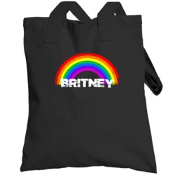 Britney Rainbow Pride Name Totebag
