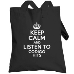 Keep Calm And Listen To Codigo Hits Radio Program Totebag