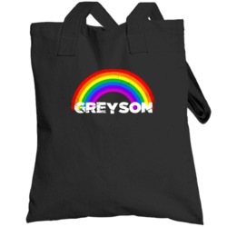 Greyson Rainbow Pride Name Totebag