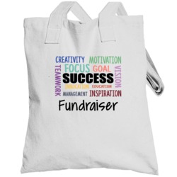 Fundraiser Inspirational Words Success Occupation Totebag