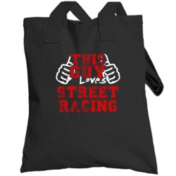 This Guy Thumbs Street Racing Favorite Sport Totebag