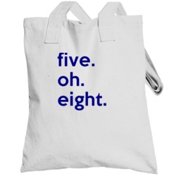 Massachusetts 508 Fun Cool Area Code Pride Totebag