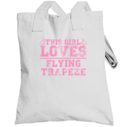 This Girl Thumbs Flying Trapeze Favorite Sport Totebag