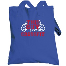 This Guy Thumbs Crossfit Favorite Sport Totebag