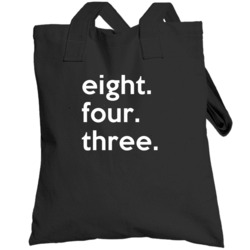 South Carolina 843 Tending Area Code Pride Totebag