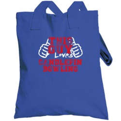 This Guy Thumbs Candlepin Bowling Favorite Sport Totebag