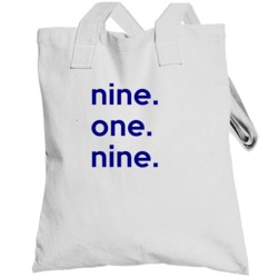 North Carolina 919 Fun Cool Area Code Pride Totebag