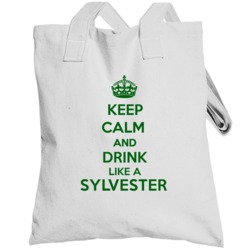 Keep Calm And Drink Like A Sylvester Last Name Totebag