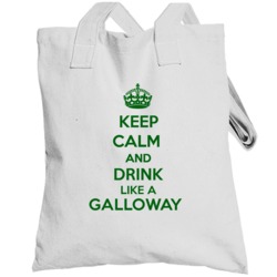 Keep Calm And Drink Like A Galloway Last Name Totebag