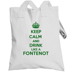 Keep Calm And Drink Like A Fontenot Last Name Totebag