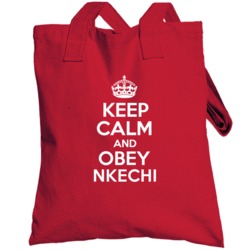 Keep Calm And Obey Nkechi Totebag