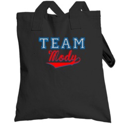 Team Mody Custom Graphic Sports Last Name Family Reunion Totebag