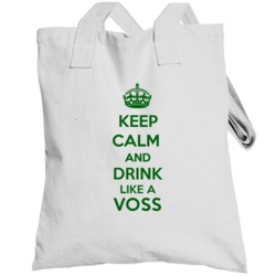 Keep Calm And Drink Like A Voss Last Name Totebag