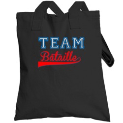 Team Bataille Custom Graphic Sports Last Name Family Reunion Totebag