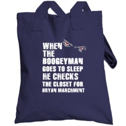 Boogeyman Bryan Marchment Toronto Hockey Sports Fan Totebag