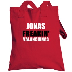 Jonas Freakin' Valanciunas Toronto Basketball Sports Fan Totebag