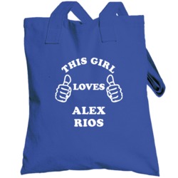 This Girl Loves Alex Rios Toronto Baseball Sports Fan Totebag