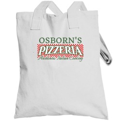 Osborn's Pizzeria Personalized Name Italian Theme Totebag