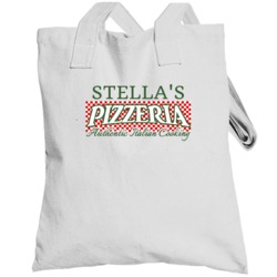 Stella's Pizzeria Personalized Name Italian Theme Totebag
