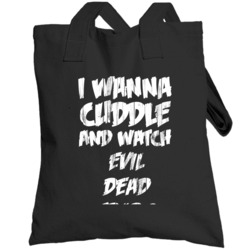 Cuddles Evil Dead Trap 2 Horror Film Totebag