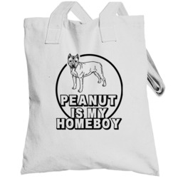 Peanut Pitbull Is My Homeboy  Lover Pet Totebag