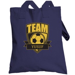 Team Yusuf Last Name Soccer Totebag