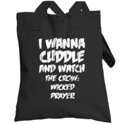 Cuddles The Crow Wicked Prayer Horror Film Totebag