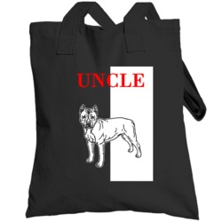 Uncle Pitbull Scarface Black Best Friend  Lover Totebag