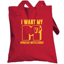 Donatas Motiejunas I Want My Mvp Houston Basketball Totebag